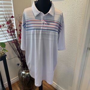 Ben Hogan Polo Shirt with Colorful Stripes